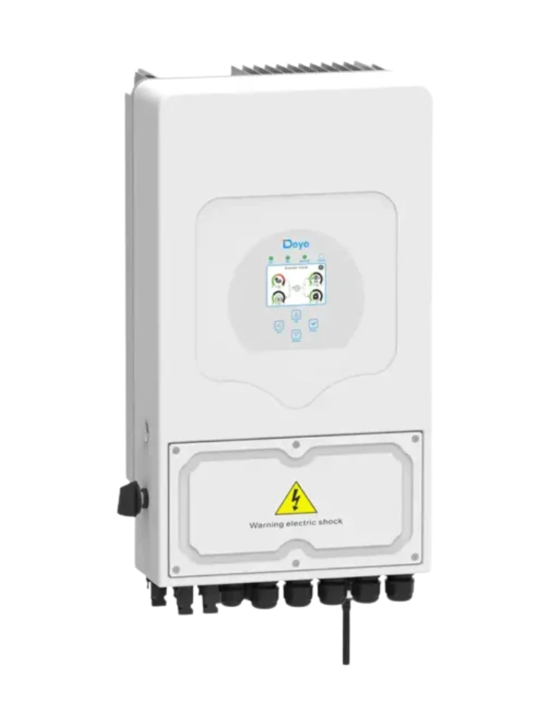 DEYE-SUN-6K-SG05LP1EU DEYE SUN-6K-SG05LP1-EU Μονοφασικό Υβριδικό On/Off-Grid Inverter 6KW με οθόνη LCD (Wifi & CTs) IP65 Low Voltage - Image 1