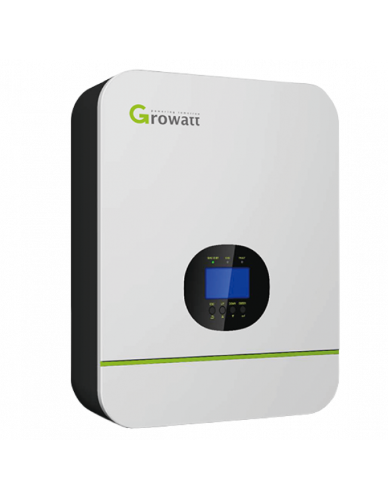 Growatt-SPF-3000TL-HVM-24 Inverter Καθαρού ημιτόνου 3000W ρυθμιστής φόρτισης – φορτιστής Growatt SPF 3000TL HVM-24 - Image 1